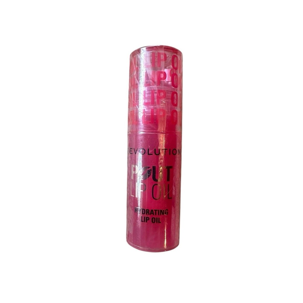Revolution Pout Lip Oil Hydrating Watermelon Pink New Sealed Full Size